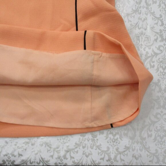 ELISE Orange Dress NWT Size Medium - Picture 8 of 10